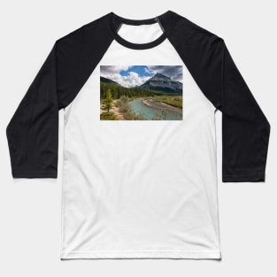Blue Skies on the Icefields Parkway Baseball T-Shirt